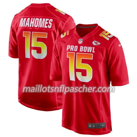 Maillot Kansas City Chiefs Patrick Mahomes 15 Nike Rouge 2019 Pro Bowl - Homme